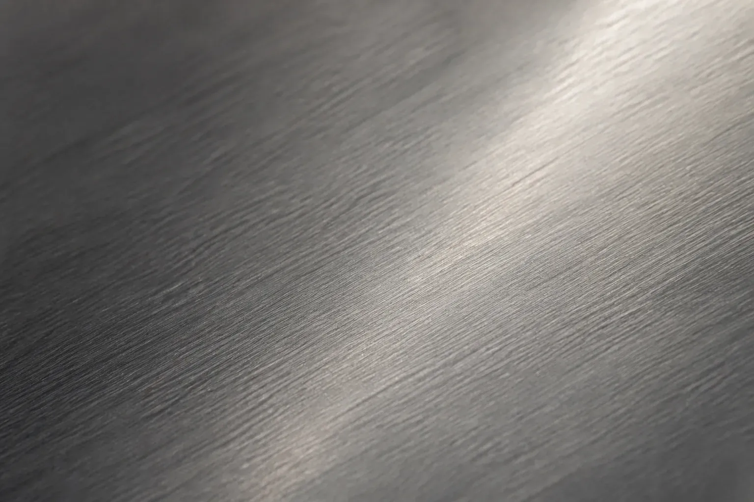 Brushed stainless steel surface, macro detail
